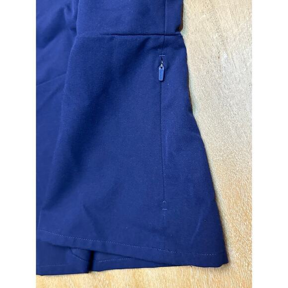 Figs Tivoli Slim Peplum Scrub Top NAVY BLUE Large - Picture 3 of 5